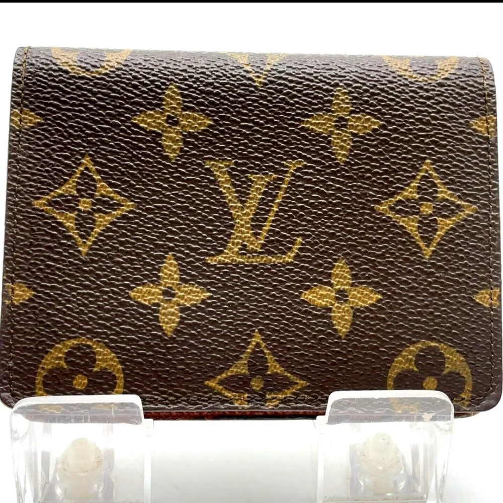 Authentic Louis Vuitton Monogram Monogram Card Case